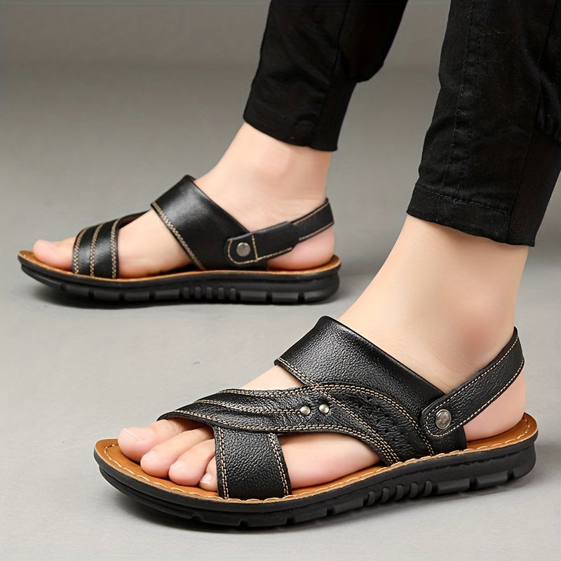 Men's Non Slip Sandals Wear resistant Comfy Beach Shoes Summer