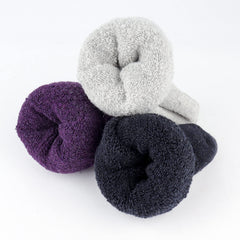5 Pairs Thick Knit Thermal Socks Women's Mid Tube Stockings