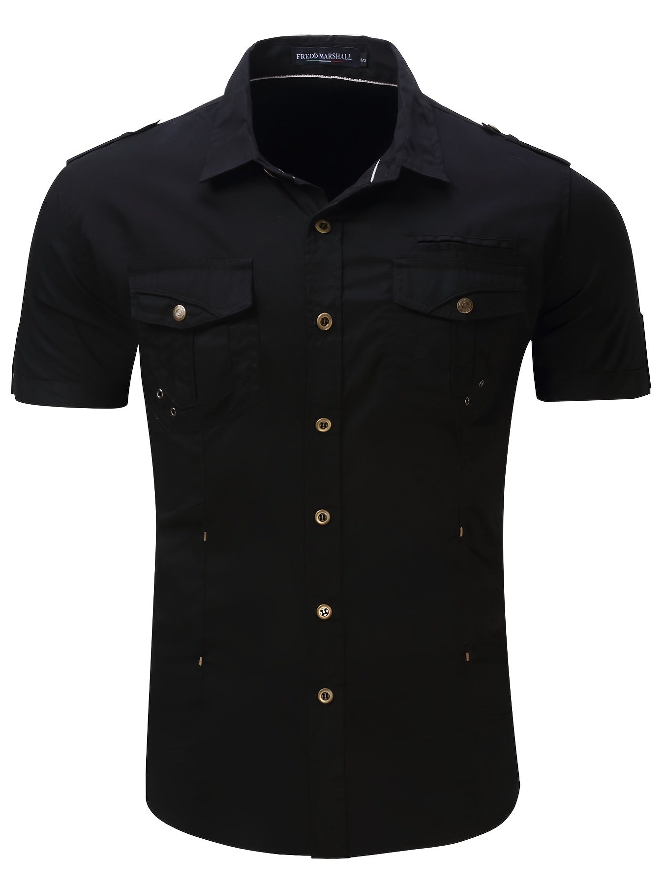 Men s Solid Casual Button Down Shirts - One Size Smaller