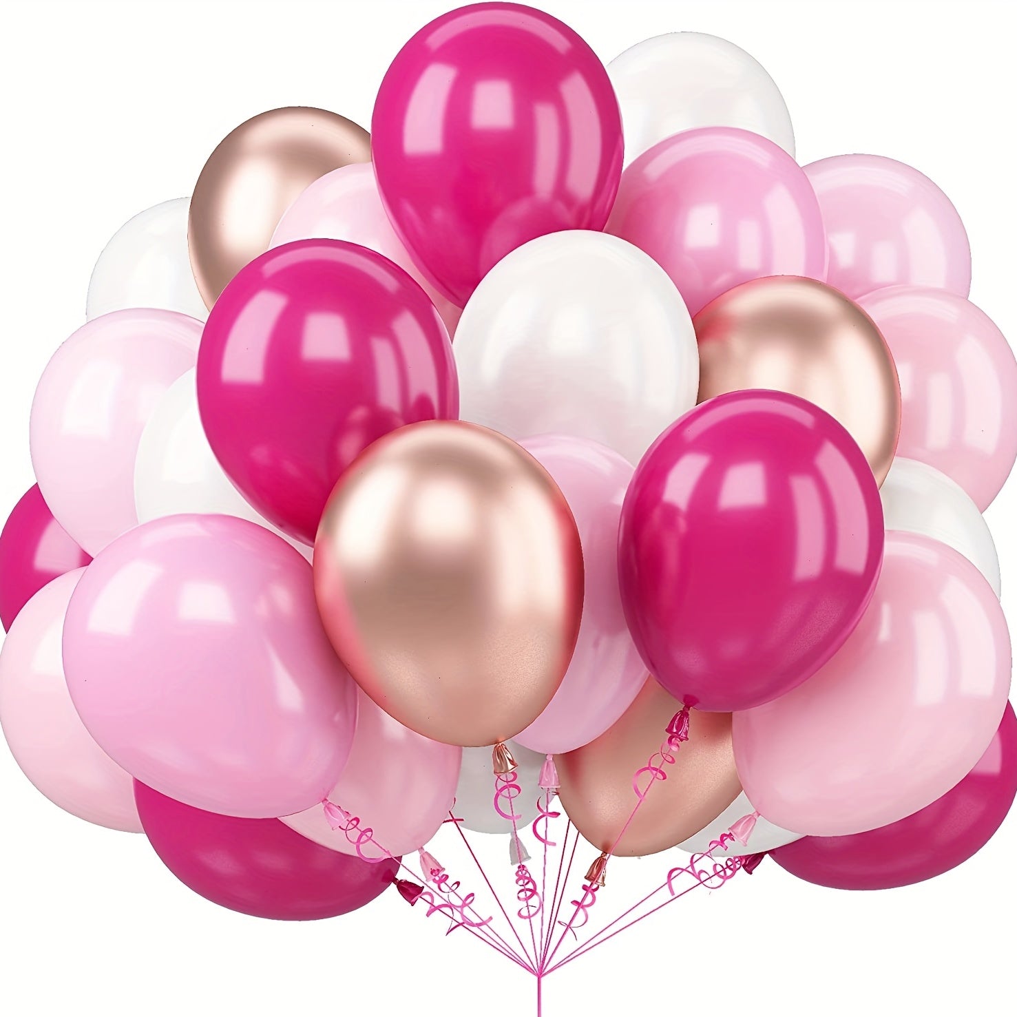 20pcs 30-48cm Rose Red Light Pink Latex Balloon Holiday Party Decoration
