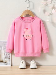 OERYUI Love Gesture Graphic Sweatshirt Kids Clothes Gift