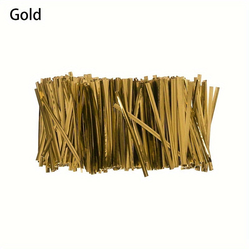 800pcs Metal Wire Tie Candy Baking Gift Packaging Bag Sealing Tie Rope