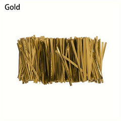 800pcs Metal Wire Tie Candy Baking Gift Packaging Bag Sealing Tie Rope