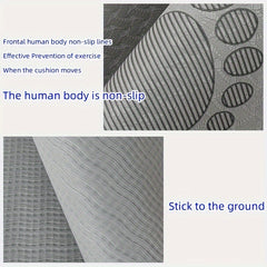 TPE Soft Exercise Yoga Mat Non slip Solid Fitness Mat Thicken