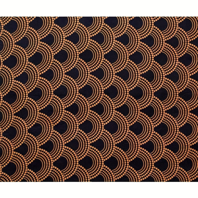 6yds African Ankara Tribal Double Sided Printed Fabric Sewing Dress Headwear DIY