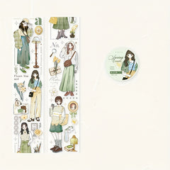 Gentle Memories Series PET Tape Artistic Dressing Stickers