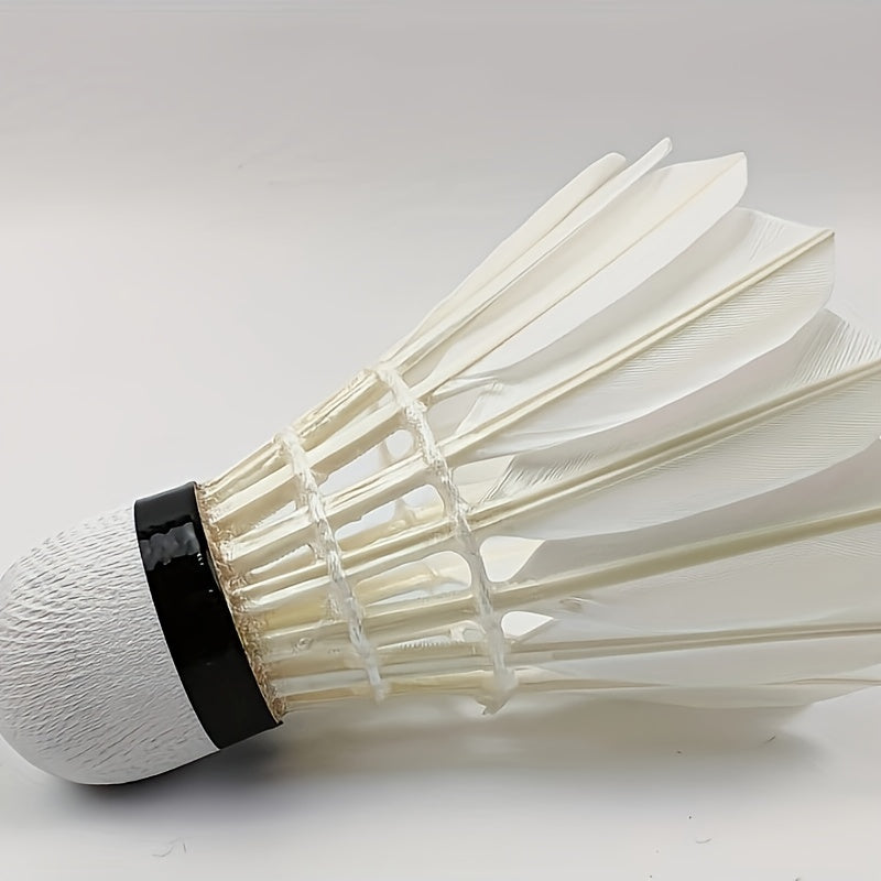 12pcs Goose Feather Shuttlecock for Training