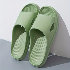 Women's Solid Pillow Slides Slip On Open Toe Non slip Lightweight Summer Shoes