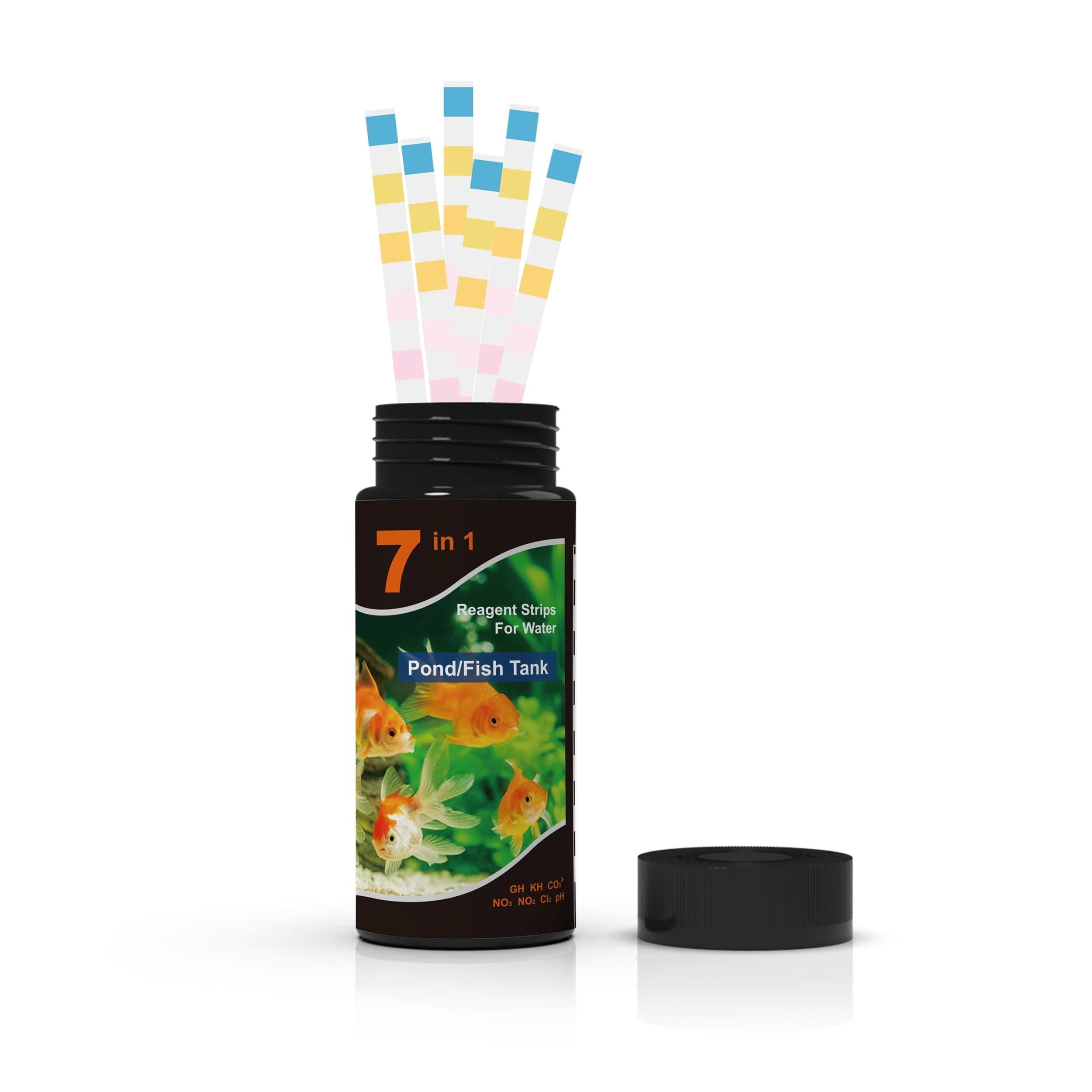 7-in-1 Aquarium Water Test Strips for Fish Tanks