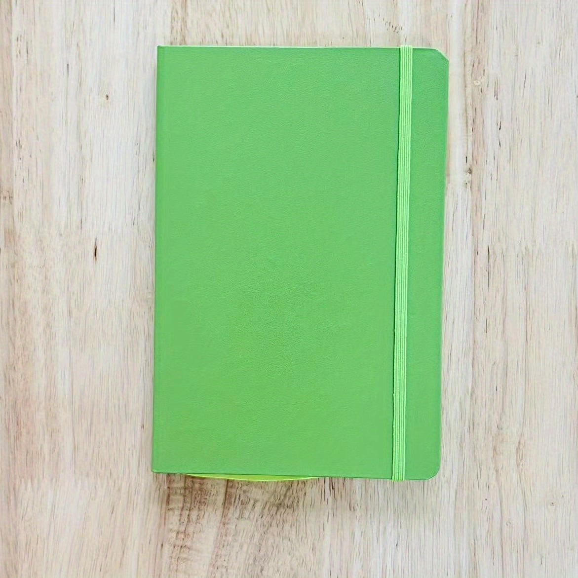 1pc Lined Ruled Hardcover Notebook 80Gsm Thick Paper Inner Pocket Journal