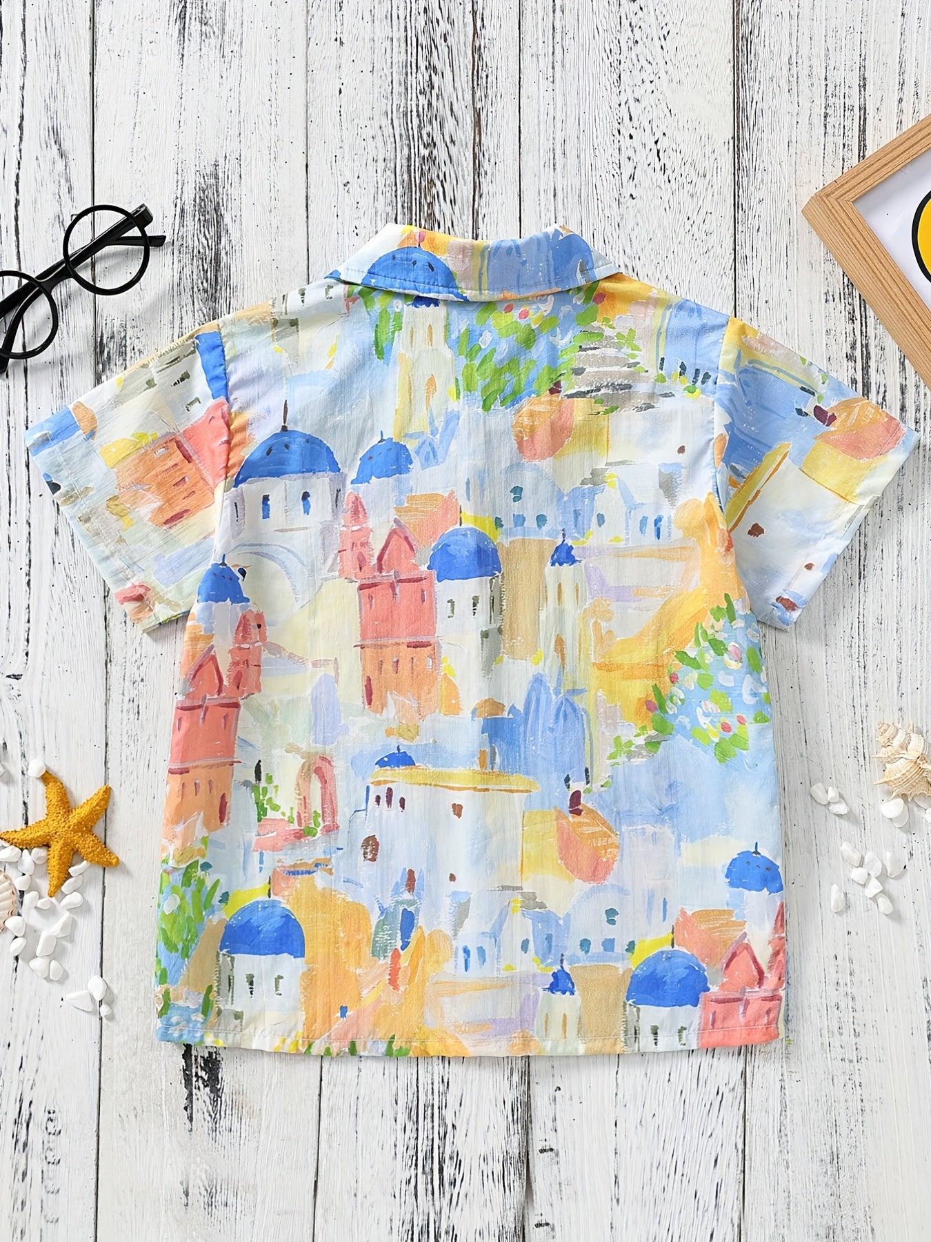 Boys Town Painting Short Sleeves Shirt