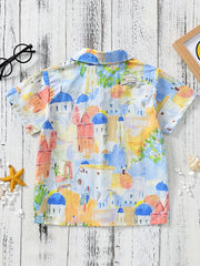 Boys Town Painting Short Sleeves Shirt