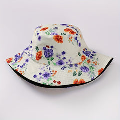 Flower Fisherman Hat Rose Flower Hat Print Visor Hat Floral Hat