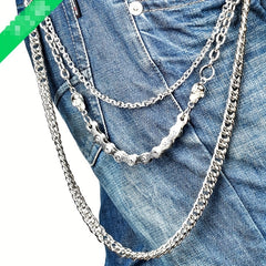 Skull Chains Decorative Pant Chain Hip Hop Rock Chain