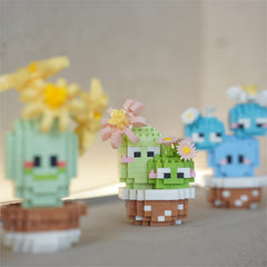 Gift Cactus Block Decorative Ornament, Christmas & Halloween