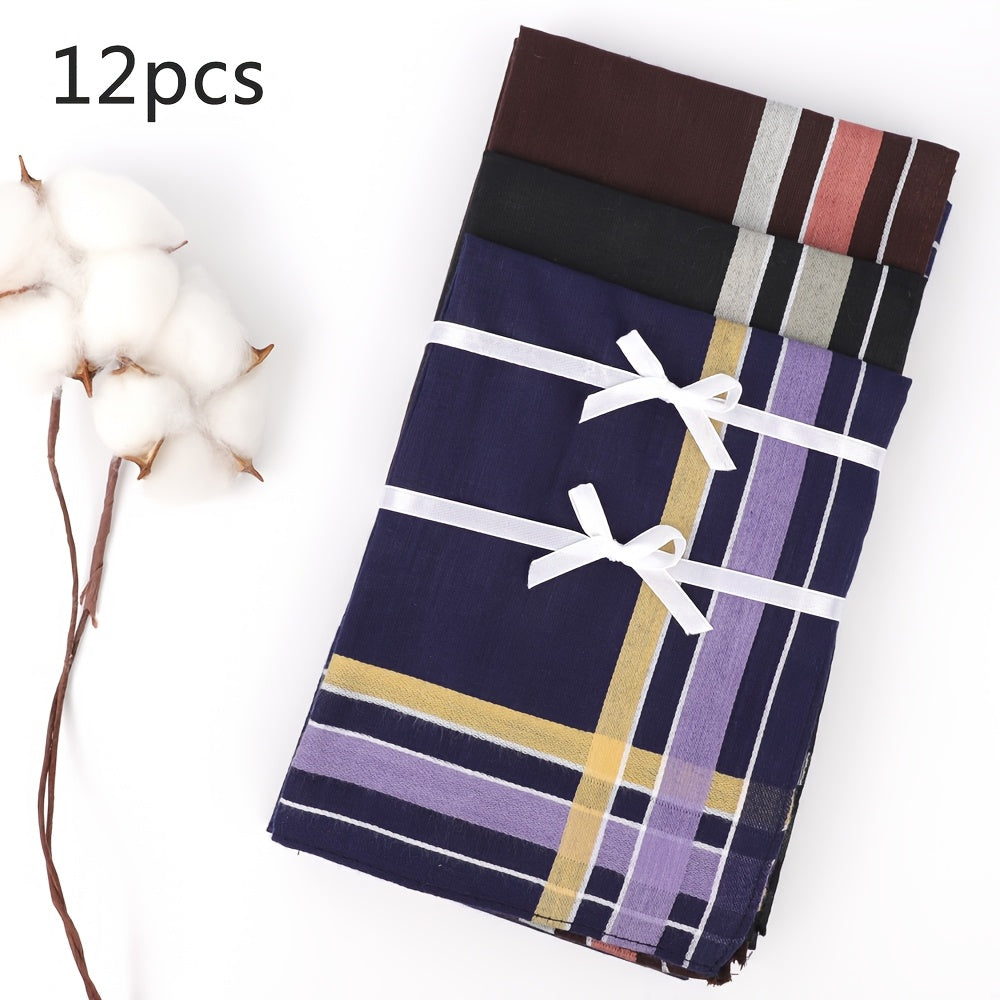Men's Dark Pocket Square Unisex