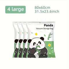 6pcs Vacuum Storage Bag Bedroom Space Saving Quilt Blanket Clothes Sealing Bag