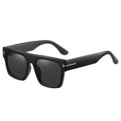 Vintage Square Frame Polarized Sunglasses for Men UV Protection