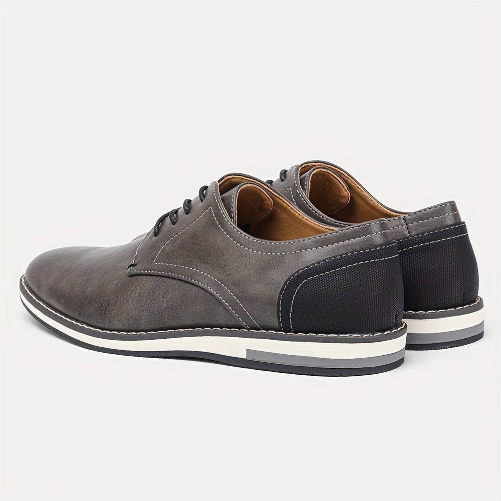 Men's Oxford Shoes Lace up Dress Shoes For Business Wedding