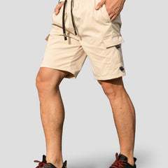 Classic Cargo Shorts Men's Casual Pocket Waist Drawstring Cargo Shorts