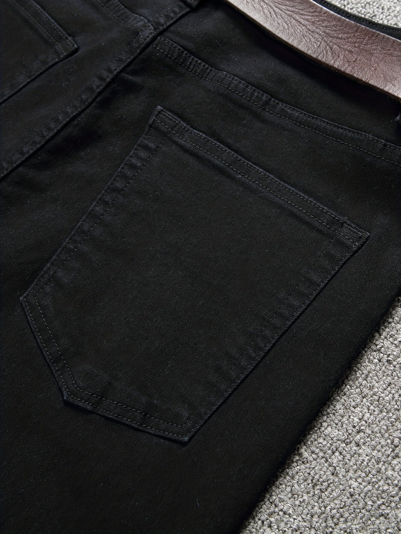 Men's Slim Fit Stretch Denim Jeans with Pockets