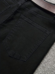 Men's Slim Fit Stretch Denim Jeans with Pockets