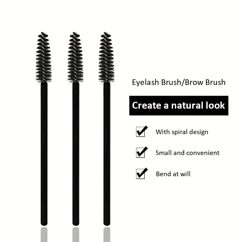 50 Pcs Eyelash Extension Brush Mascara Applicator False Eyelashes Makeup Brush