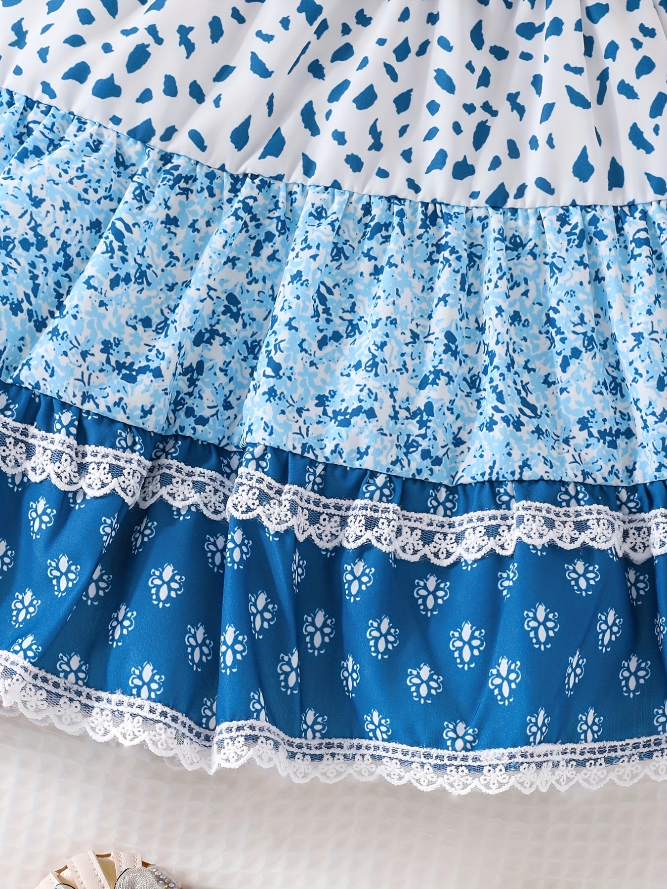 Girl Baby Flower Short Skirt Summer Princess Dress Colorful