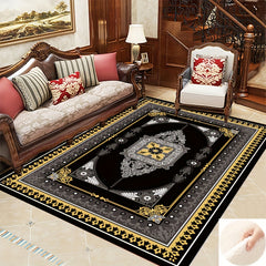 Boho Anti Fatigue Kitchen Rugs Vintage Absorbent Non Slip Soft Faux Sheepskin