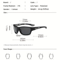 Polarized Outdoor Sports Sunglasses for Men UV Protection