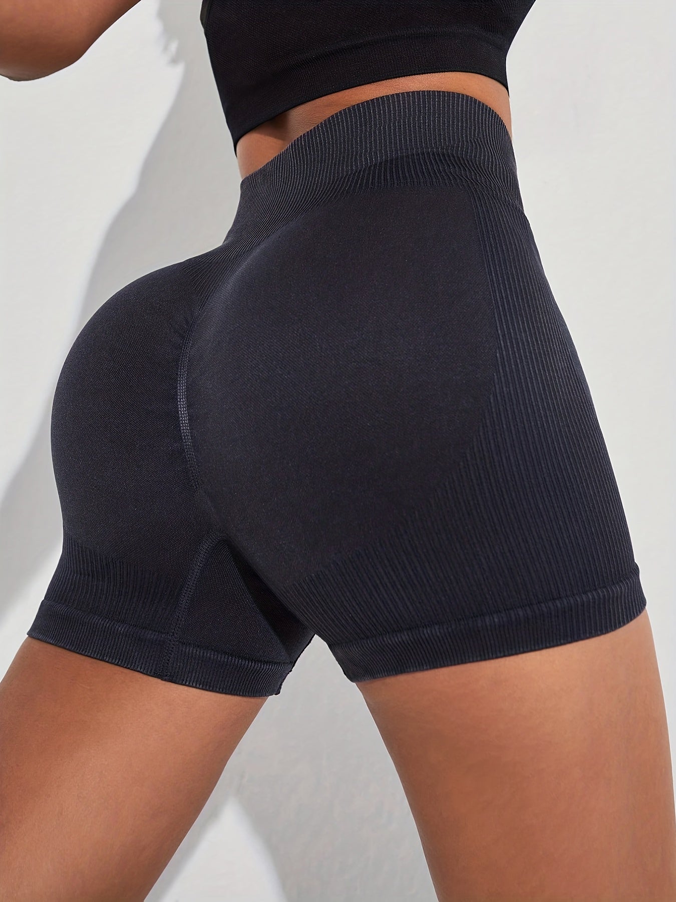 Yoga Butt Lifting Shorts Seamless Quick Dry Sports Activewear