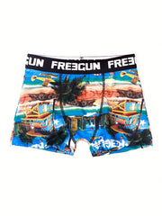 5pcs Boys Cartoon Tape Boxer Briefs Soft Underwear