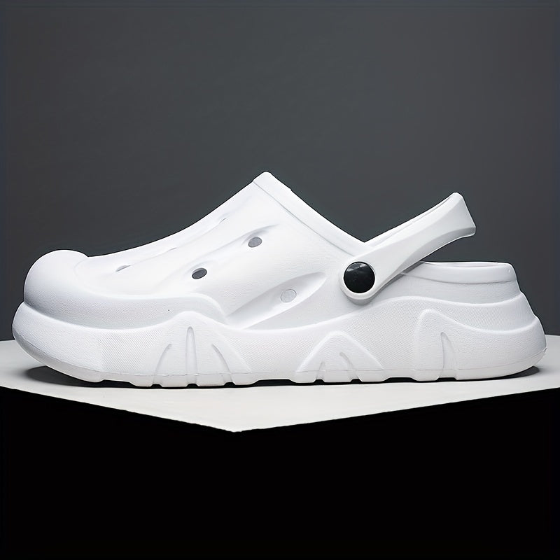 Men's Lightweight Comfy Clogs Hollow Out Non Slip Garden Shoes