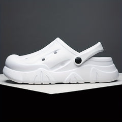 Men's Lightweight Comfy Clogs Hollow Out Non Slip Garden Shoes