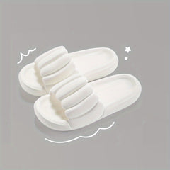 Women's Solid Slides Soft Sole Home Shoes