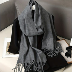 Unisex Windproof Boho Bandana Scarf with Tassels
