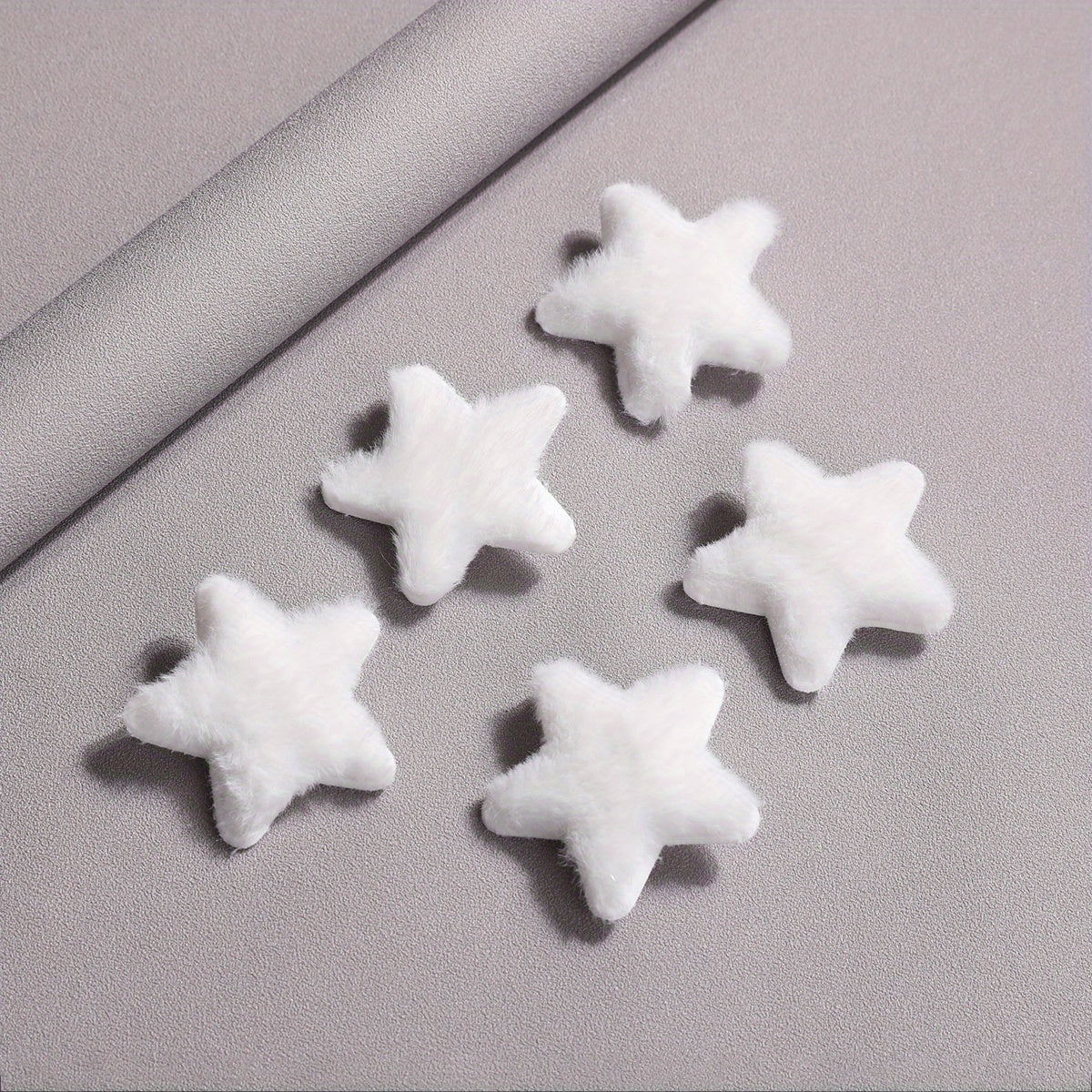 5pcs Plush Star Hair Clips Girls Hair Accessories