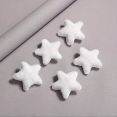 5pcs Plush Star Hair Clips Girls Hair Accessories