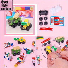 Small Car Building Blocks Toy Puzzle - Parent Child Interactive Toy