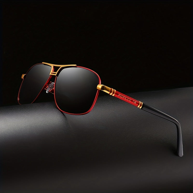 Creative Stitching Polarized Sunglasses for Party Travel Birthday Gift