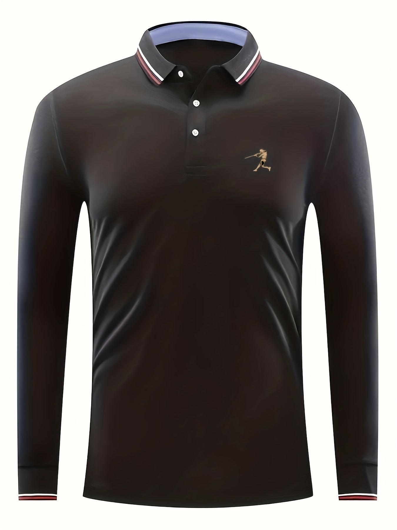Men's Print Shirt Casual Breathable Button Up Long Sleeve Shirt