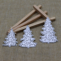 3pcs Tree Frame Metal Cutting Dies - Christmas Gift