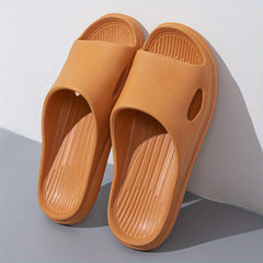 Women's Solid Pillow Slides Slip On Open Toe Non slip Lightweight Summer Shoes