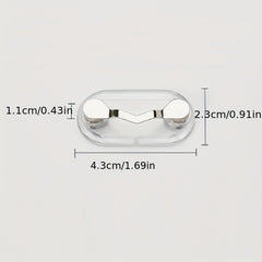 Men's Magnetic Eyeglass Holder Pin Brooch Clothes Clip