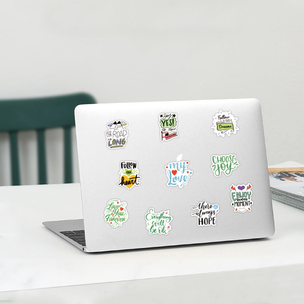 50 Inspirational Stickers Positive Encouragement Student Teacher Waterproof