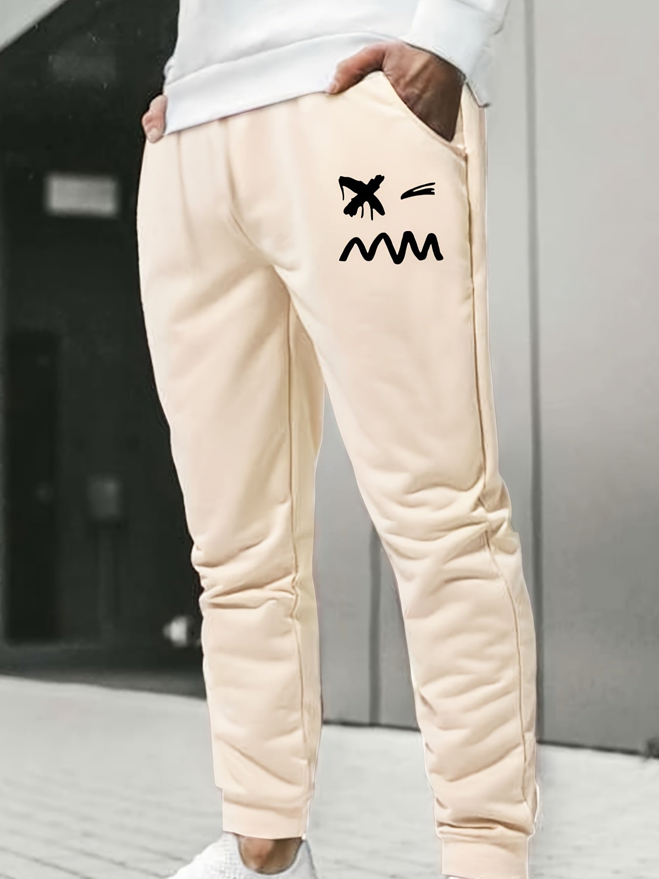 Face Print Men s Sports Trousers Casual Joggers Pants