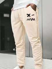 Face Print Men s Sports Trousers Casual Joggers Pants