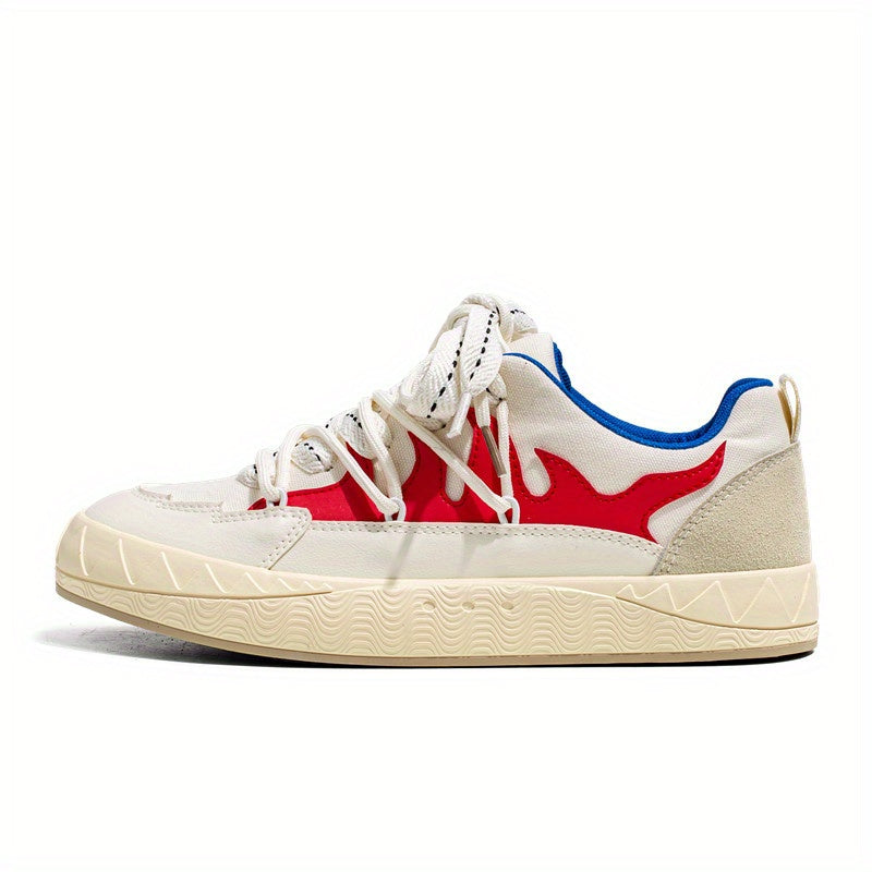 Men's Vintage Style Lace-up Skate Sneakers