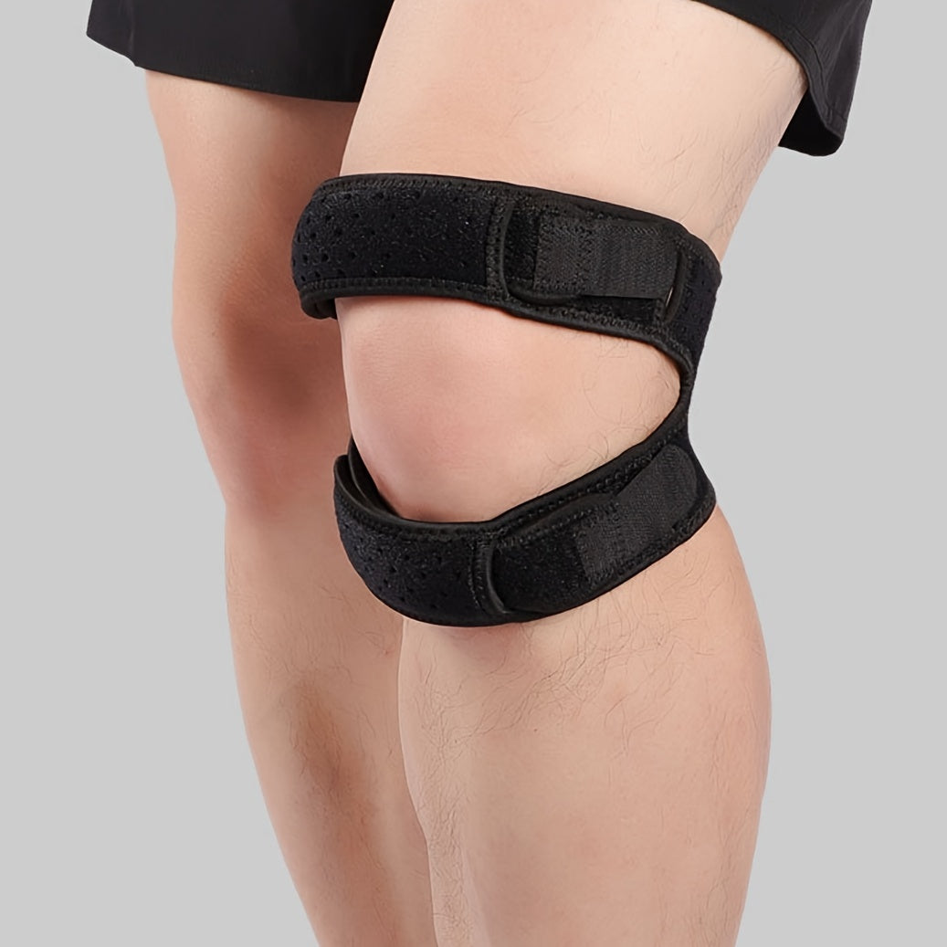 Shock Absorption Knee Pads Adjustable Strap Non-slip Sports Protection