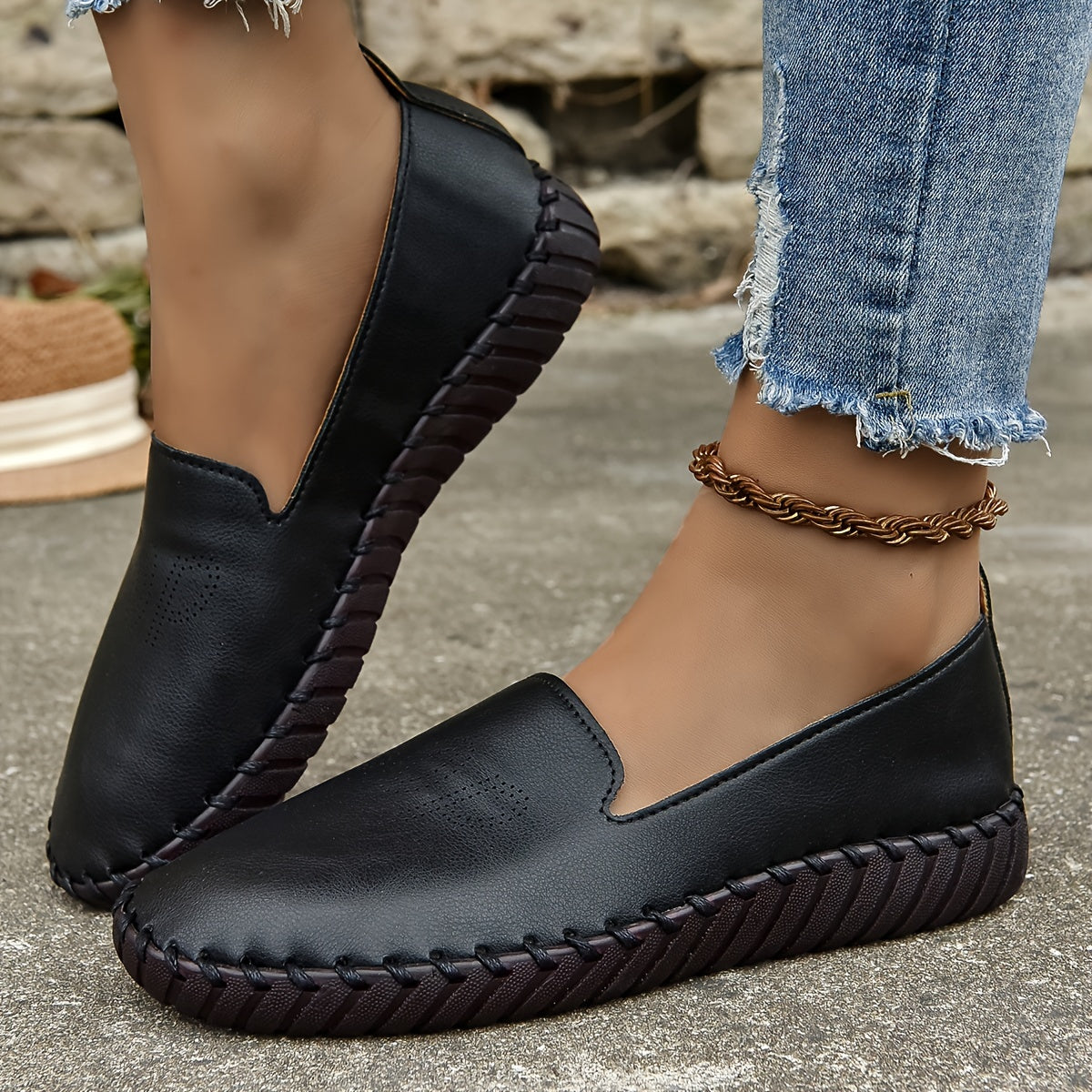 Women's Slip on Loafers Lightweight Sporty Walking Shoes